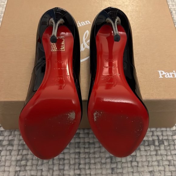 Christian Louboutin Youpi 120 Patent Leather Pumps - Picture 4 of 10